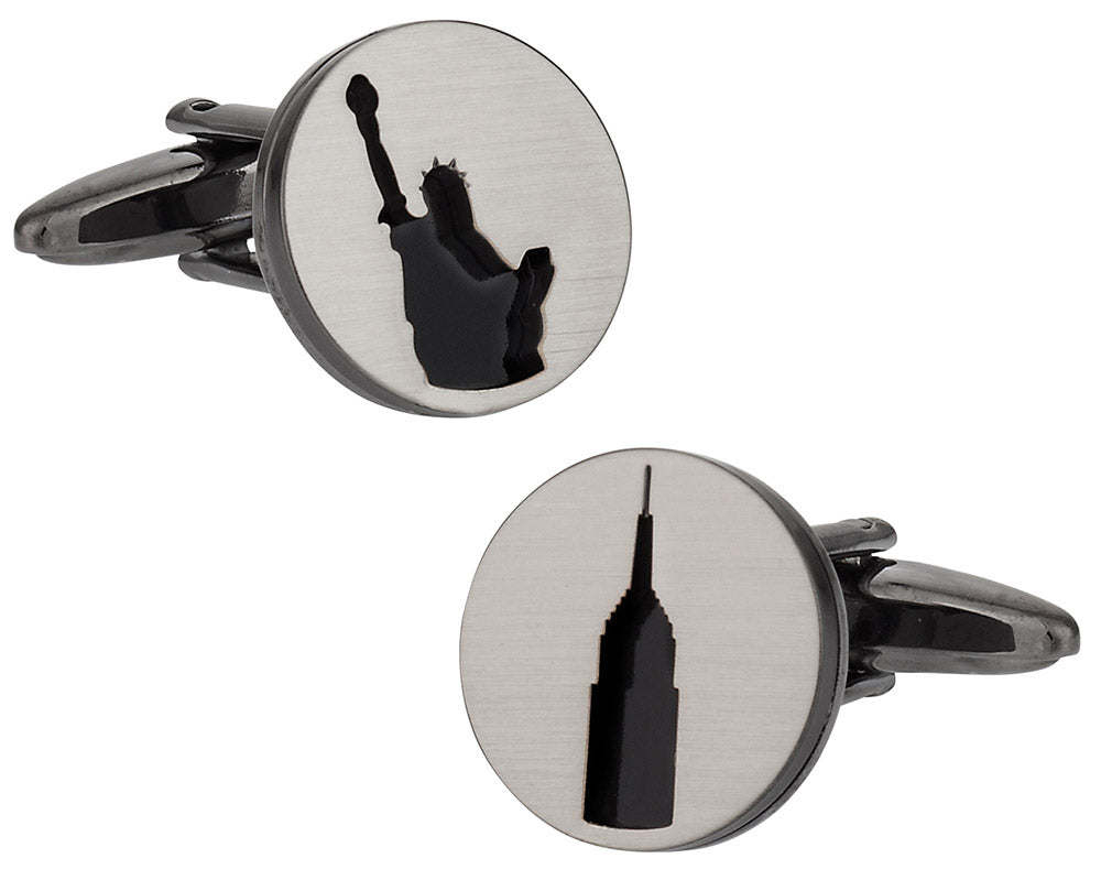 New York Silhouette Cufflinks