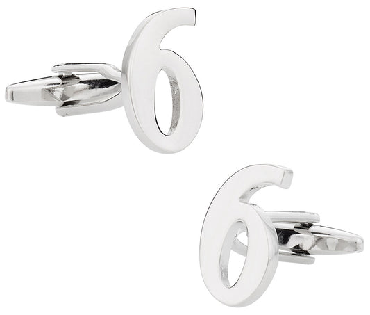 Number 6 Cufflinks