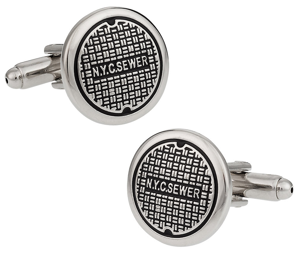 NYC Manhole Cufflinks