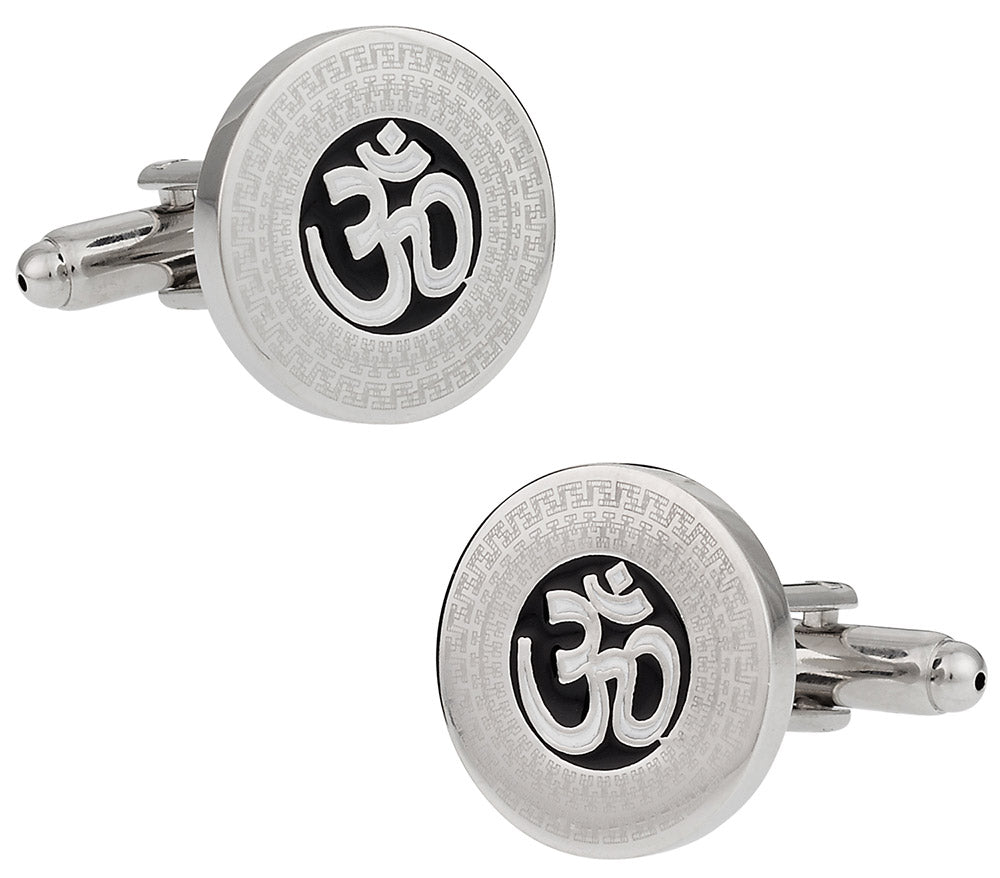 Om Symbol Cufflinks