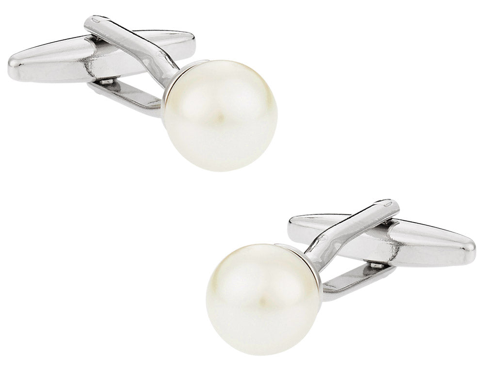 Pearl Cufflinks Womens