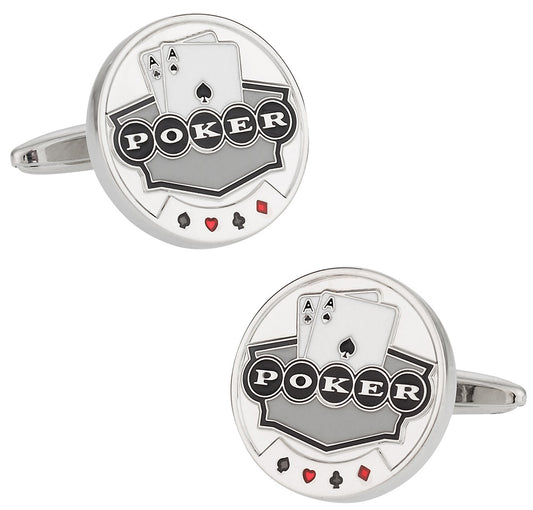 Poker Chip Lucky Cufflinks