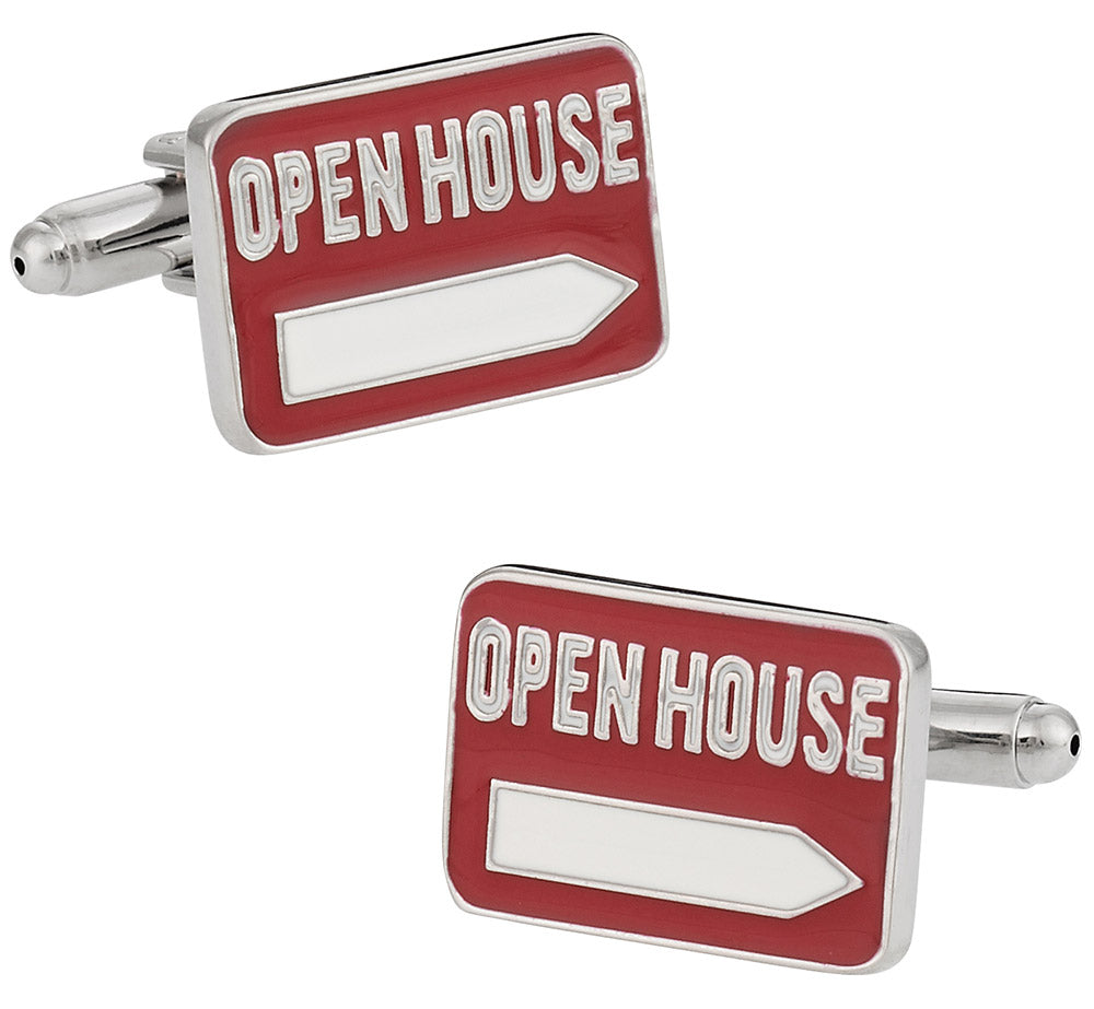 Realtor Open House Cufflinks