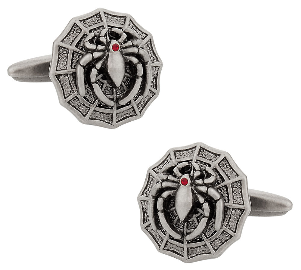 Spider on Web Cufflinks