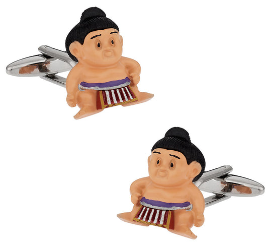 Sumo Wrestler Cufflinks