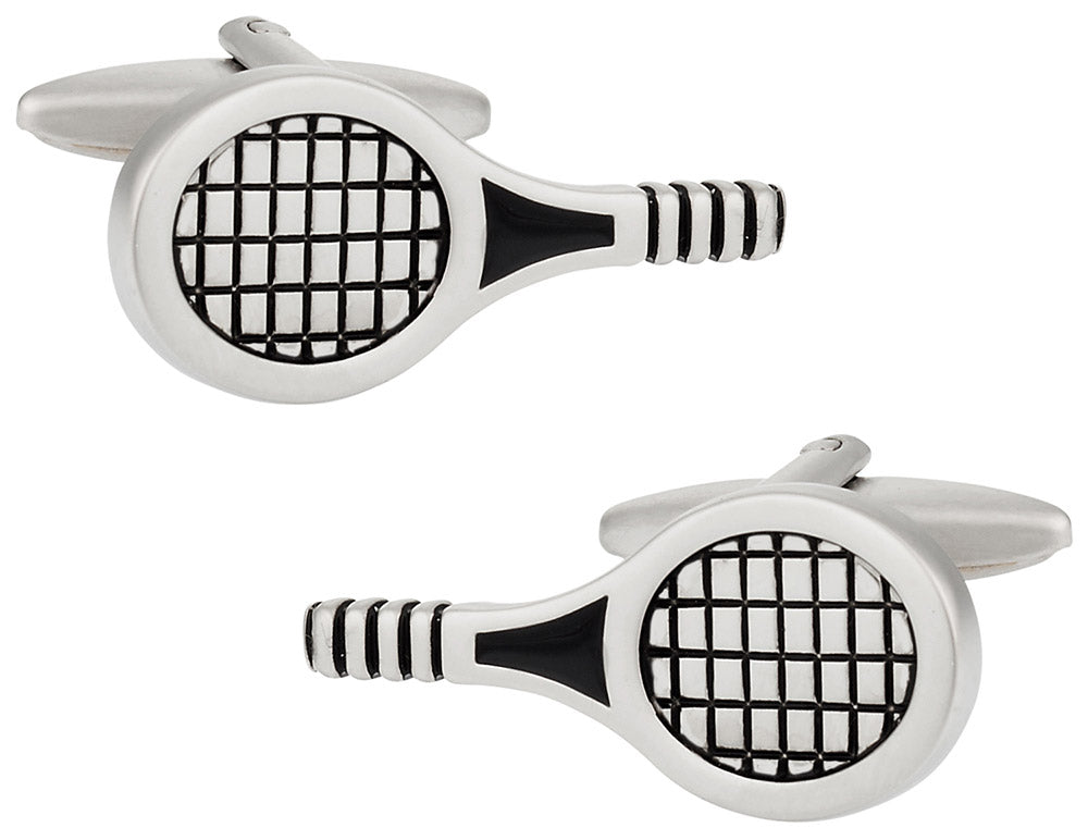 Tennis Racquet Cuff Links