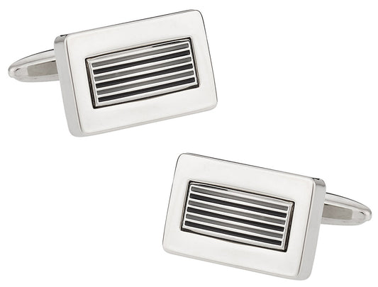 The Lines Metal Cufflinks