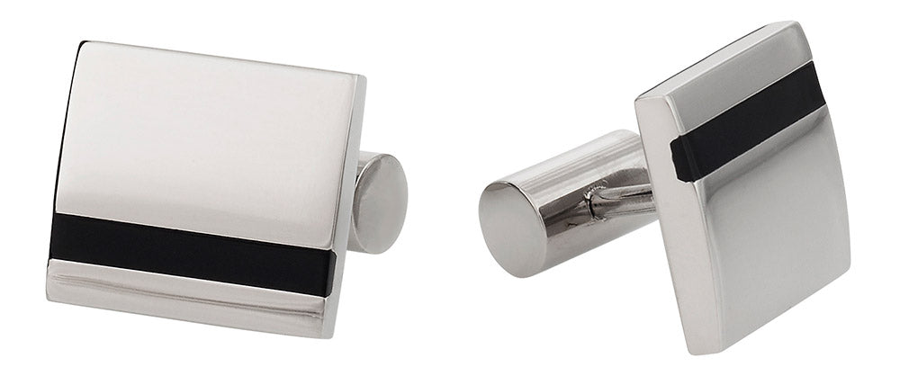 Titanium Stripe Cufflinks