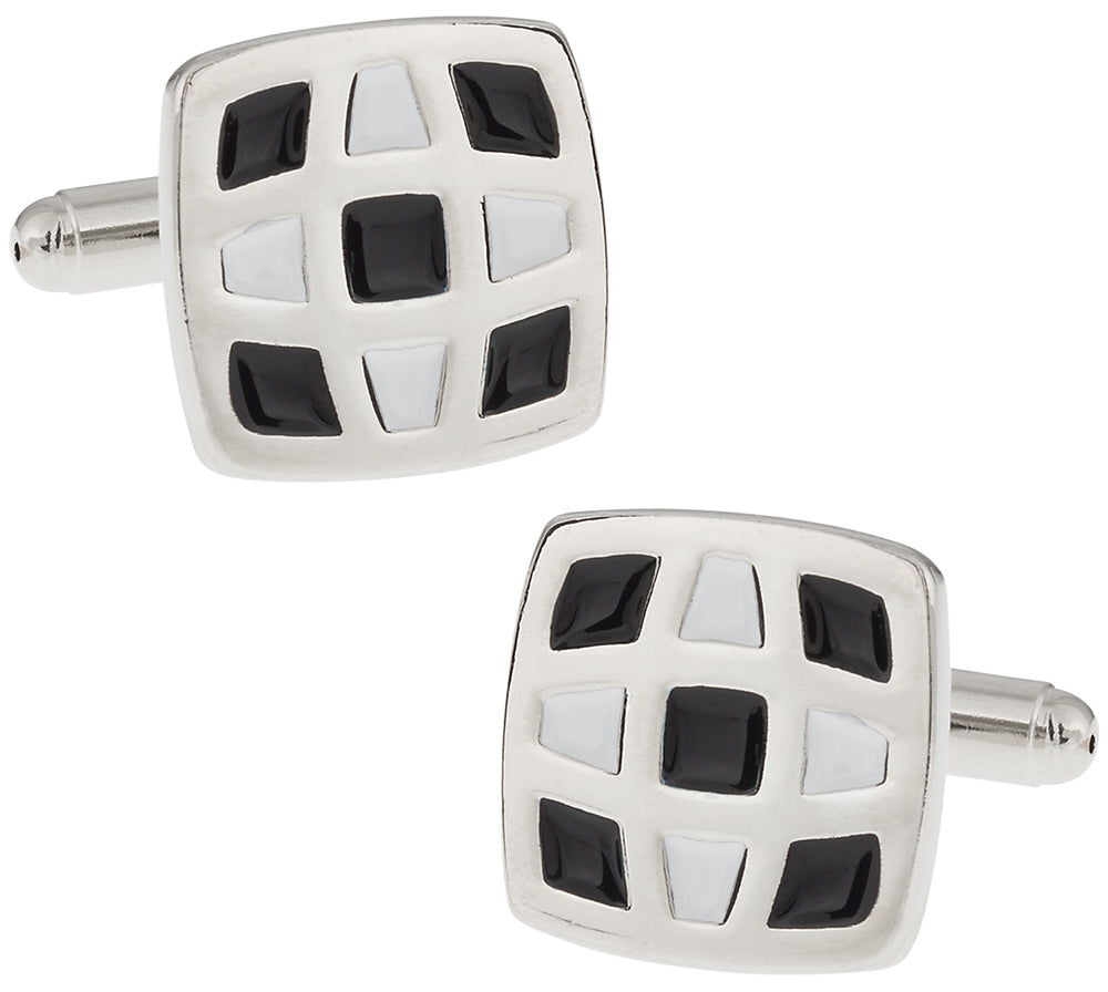 Unique Enamel Cufflinks