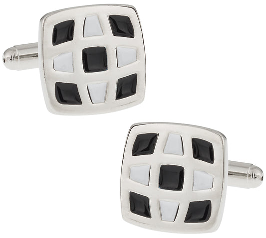 Unique Enamel Cufflinks