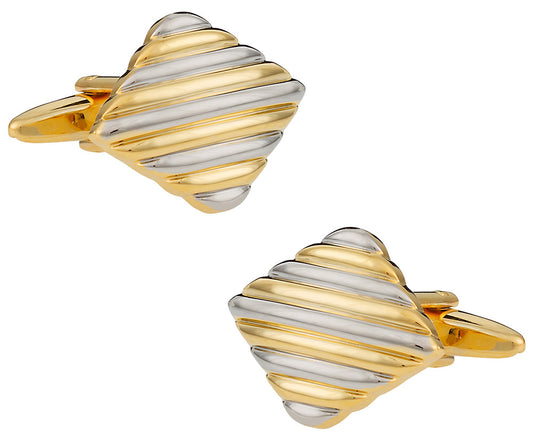 Unisex Two-Tone Cufflinks