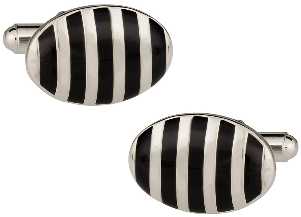 Vertigo Cufflinks in Black