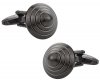 Conical Cufflinks in Gun Metal