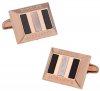 Heritage Rose Gold Onyx MOP Cufflinks