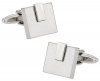 Silver Tab Cufflinks