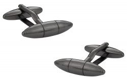 Torpedo Cufflinks in Gun Metal