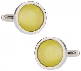 Bold Yellow Cufflinks