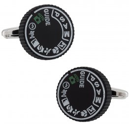 Camera Dial Cufflinks - Perfect Photographer Gift