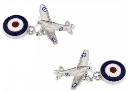 Double Sided Spitfire Cufflinks