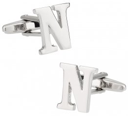 Letter N Cufflinks