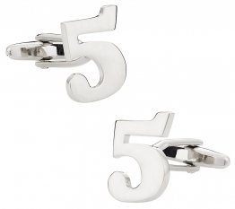 Number 5 Cufflinks