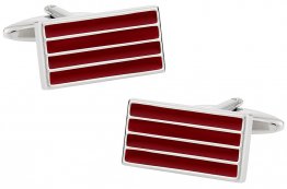 Red Bar Cufflinks