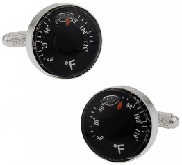 Thermometer Cufflinks (Fahrenheit)