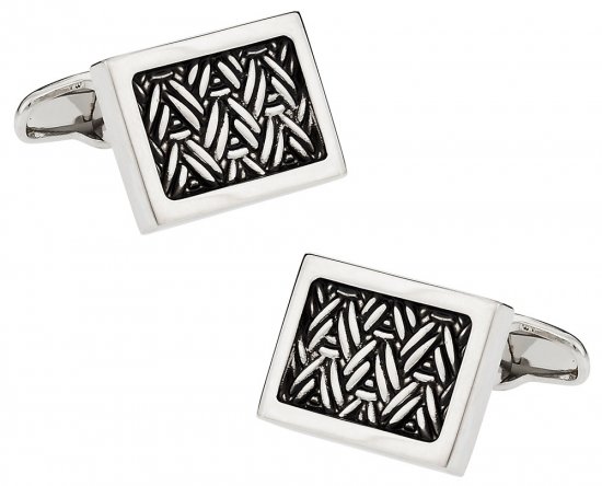 Urban Herringbone 2 Cufflinks