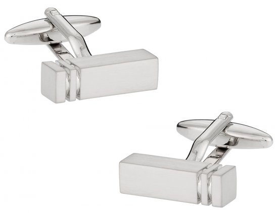 Business Silver Cufflinks