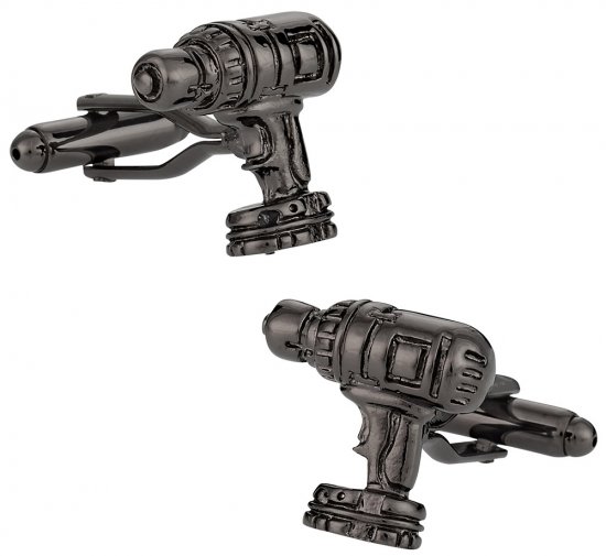 Handyman Gift Idea - Drill Cufflinks