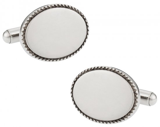 Engravable Stainless Wedding Cufflinks