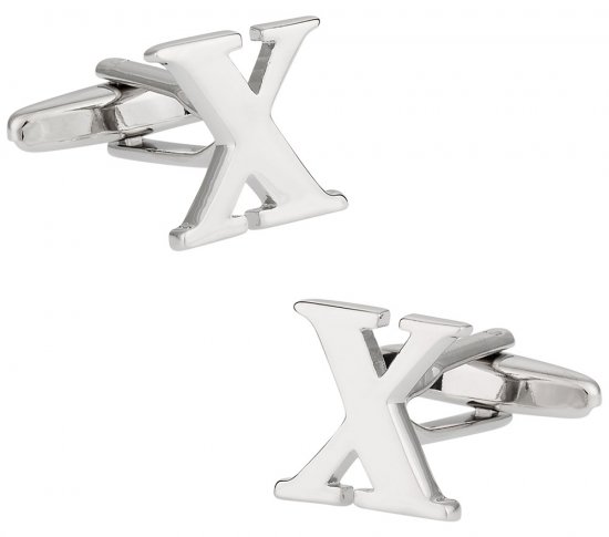 Letter X Cufflinks