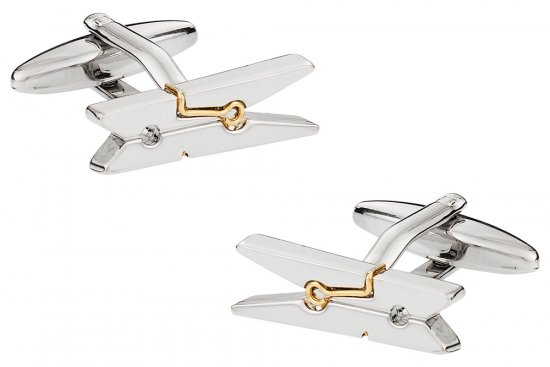 Novelty Cufflinks Clothespin