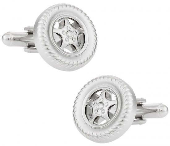 Racing Tire Cufflinks