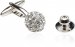 Men's Crystal Ball Cufflinks Studs