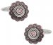 Cufflinks with Pink Crystals