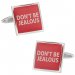 Funny Cufflinks - Don't Be Jealous Cufflinks