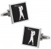 Golf Pro Golfer Cufflinks