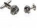 Silver Knot Tuxedo Cufflinks and Studs Set