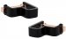 Step Wrap Around Cufflinks Black